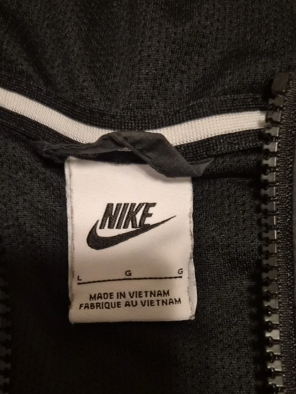 Boys Nike Full-Zip Hooded Windbreaker – Size Large – Excellent Condition